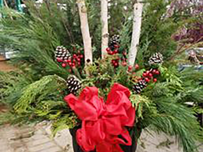 Outdoor Christmas Containers